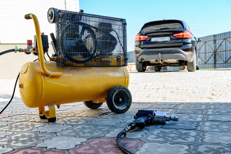 Powers pneumatic tools efficiently.